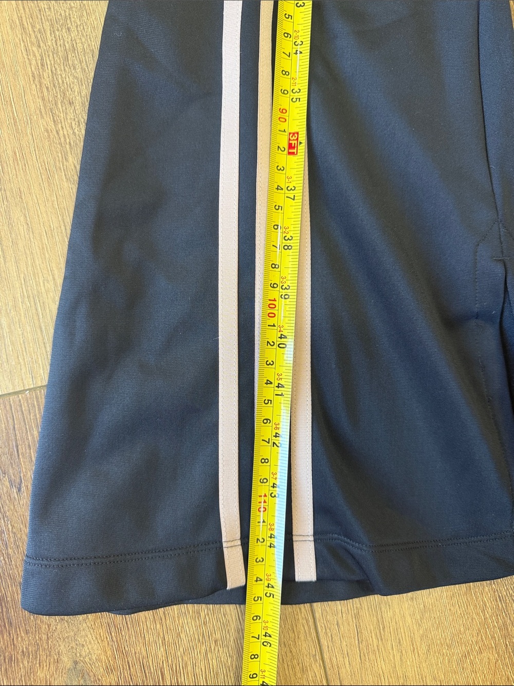 adidas Black Sweatpants with beige Side Stripes. Size S - Picture 6 of 11